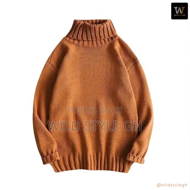 Quality Thick Plain Turtlenecks photo 5