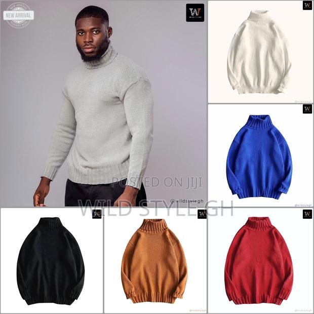 Quality Thick Plain Turtlenecks