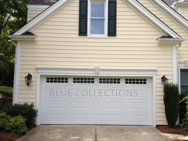 14×8 Morden Automated Garage Door With Fanlight · Photo 2