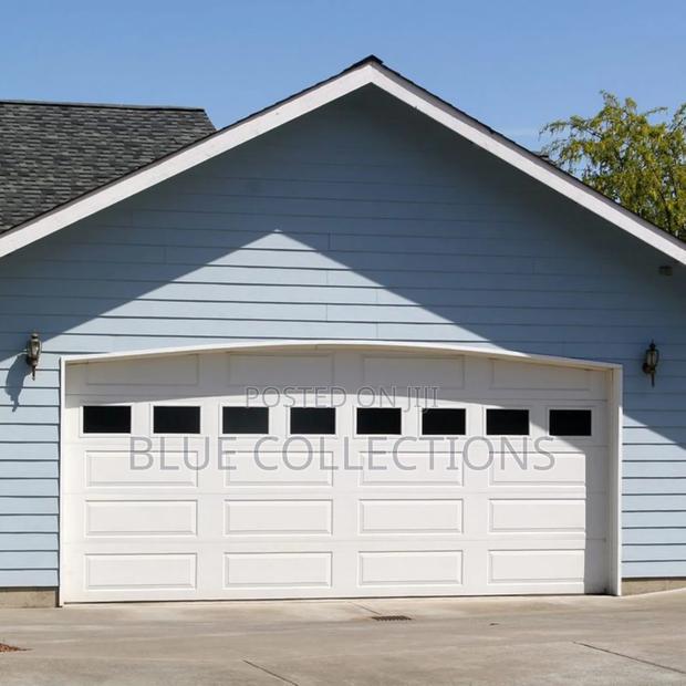 14×8 Automated Garage Door With Fanlight and Two Remote