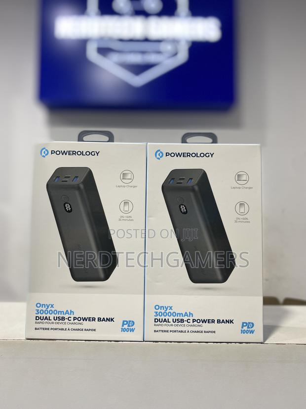 Powerology Onyx 30000mah Dual USB-C Power Bank · Photo 3