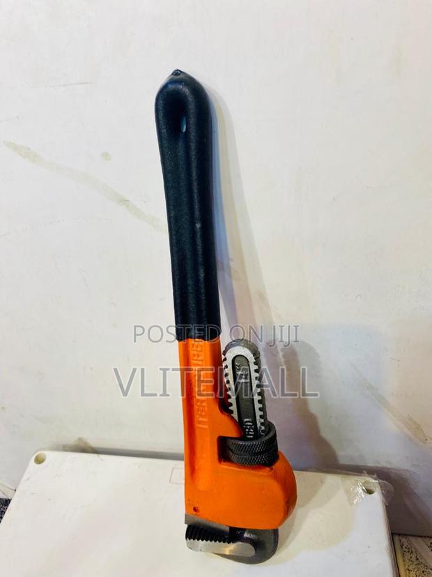(Itera)Heavy Duty Pipe Wrench Adjustable Spanner · Photo 2