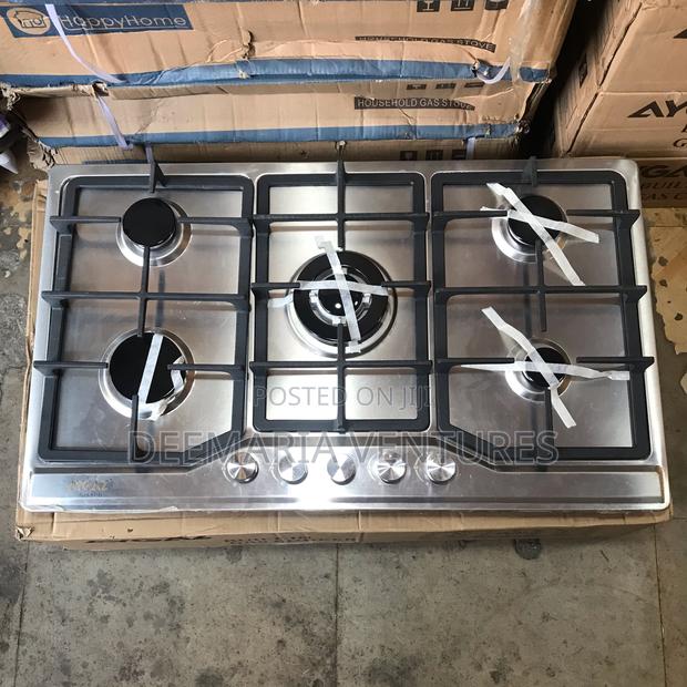 Aygaz Built in 5 Burner Auto Ignition Stainless Top Gas Hob photo 2