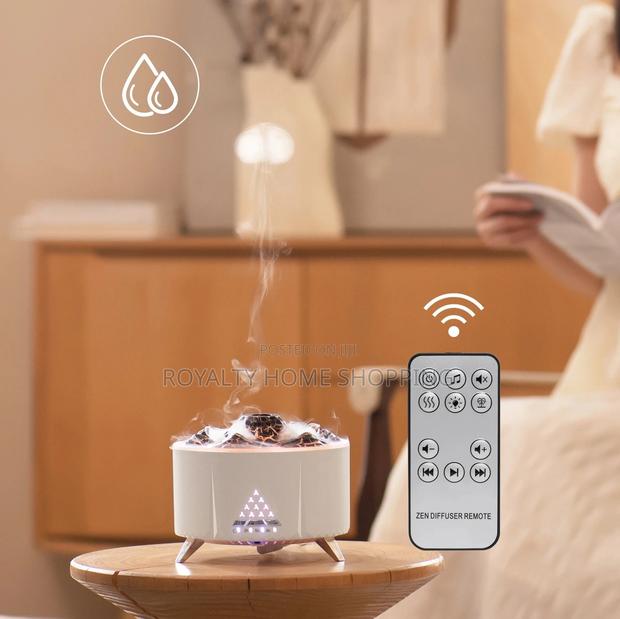 Jellyfish Volcano Bluetooth Flame Humidifier / Diffuser photo 2