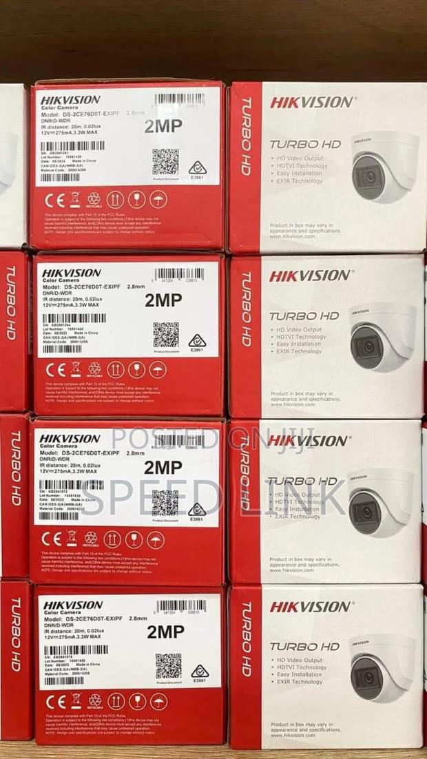 Hikvision Camera 2mp Black /White View