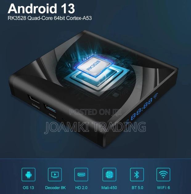 Android 13 Smart Tv Box, 4gb Ram 64gb Rom, 8kvideo, Bt, Wifi photo 5