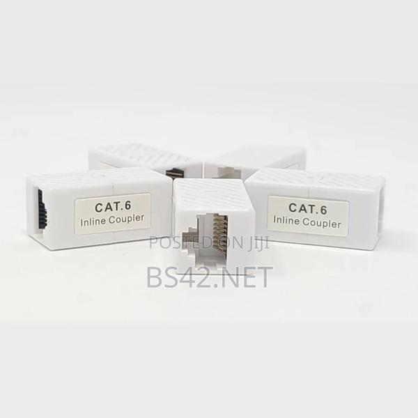 RJ45 Cat5e/6 180 Degree Inline Coupler