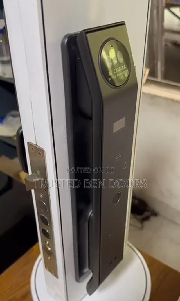 Face Unlocked Wifi Biometric Gnb Smart Door Lock With App · Photo 2