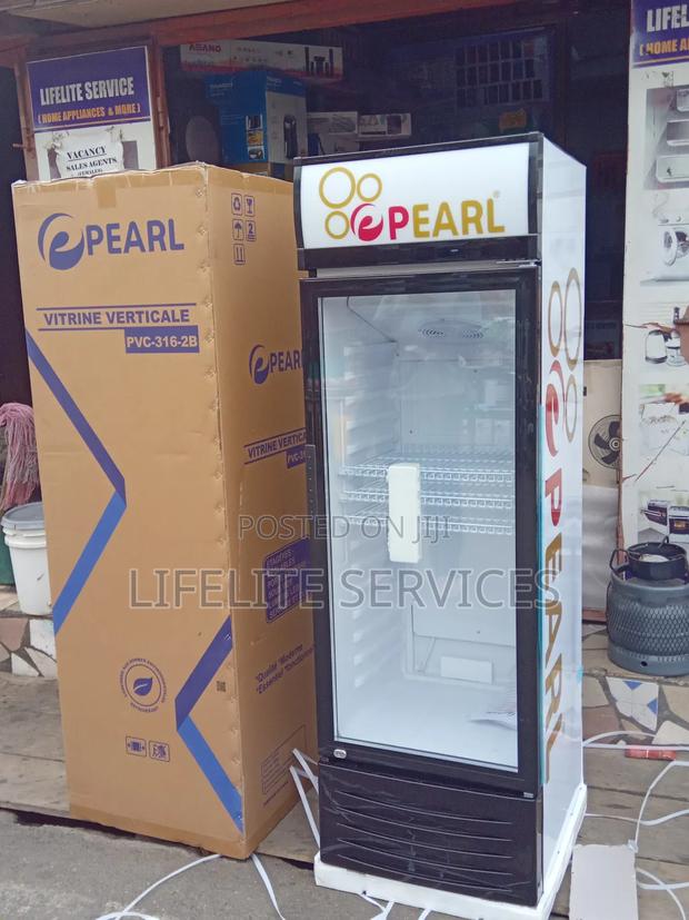 Nice Glass Display Fridge Pearl 235 Litres