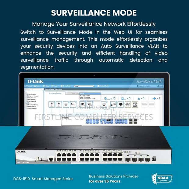 Dlink 48 10/100/1000 BASE-T Poe Ports · Photo 4