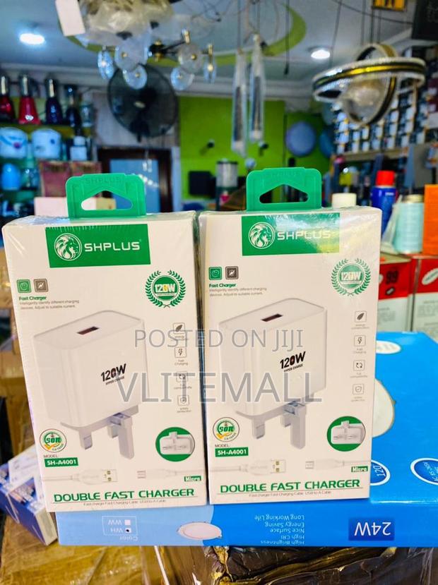 Shplus Massive 120W (A4001)Double Fast Charger · Photo 3