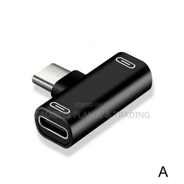 USB C Splitter Type C Male to Dual Type C Splitter Adapter · Photo 3