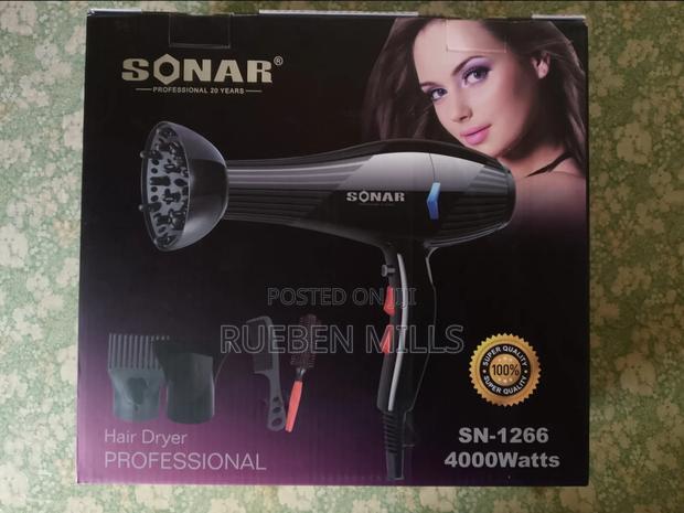 Handheld Sonar Sn-1266 Five in One Hair Dryer With Comb · Photo 2