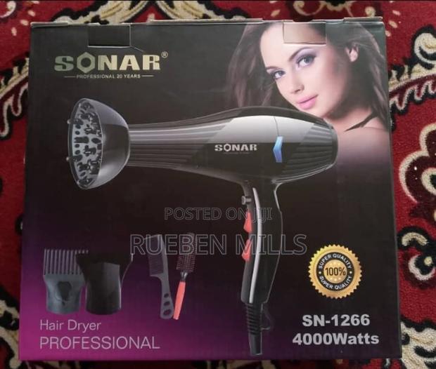 Five in One Black Sonar Salon Hair Dryer 4000 Watts · Photo 2