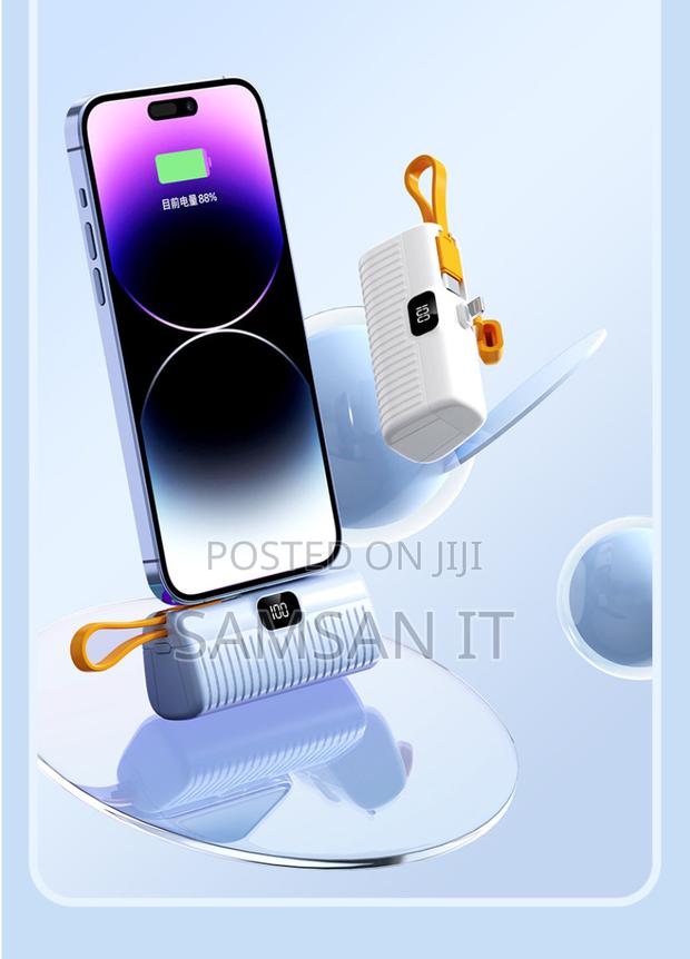 Ultra Mini Portable Power Bank for iPhones and Type C Phones