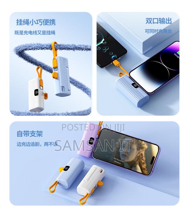 Ultra Mini Portable Power Bank for iPhones and Type C Phones photo 4
