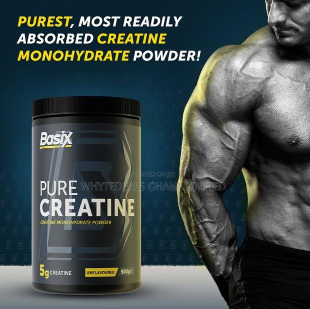 Basix Pure Creatine Monohydrate Powder_builds Muscles Faster · Photo 4