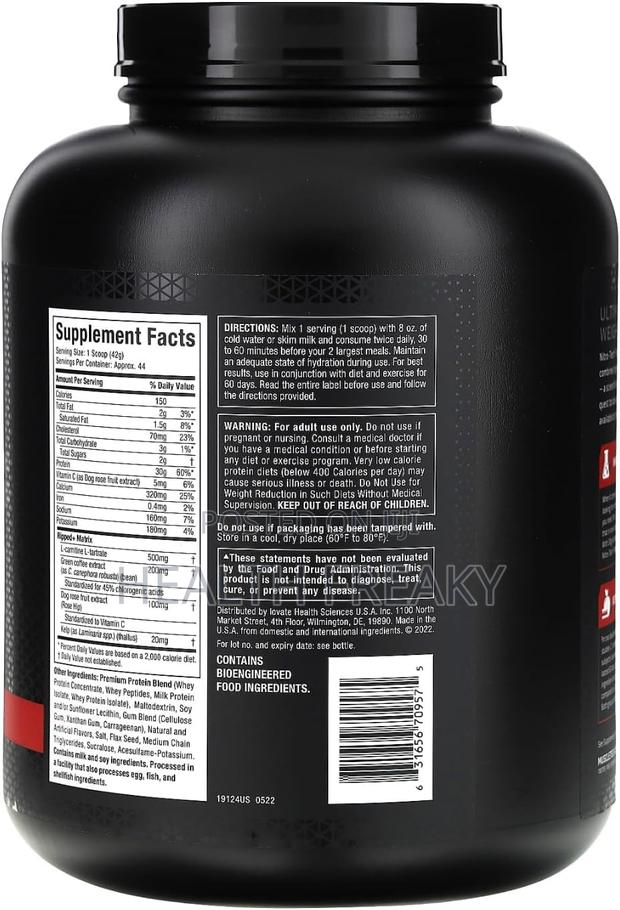 Protein Nitrotech Ripped Whey Weight Loss Lean Muscle 4lb · Photo 4