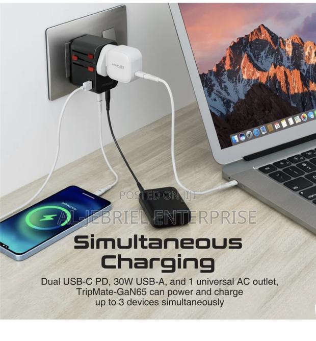 Promate Tripmate-Gan65 Travel Adapter · Photo 4