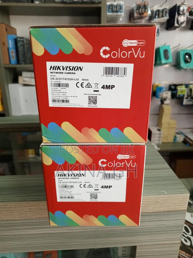 Hikvision 4mp IP Colorvu Big Bullet 4mm Camera DS-2CD1T4G2H · Photo 4