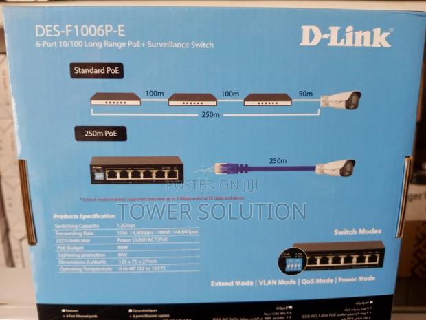 D-Link 6 Port POE+ Switch 10/100 · Photo 4