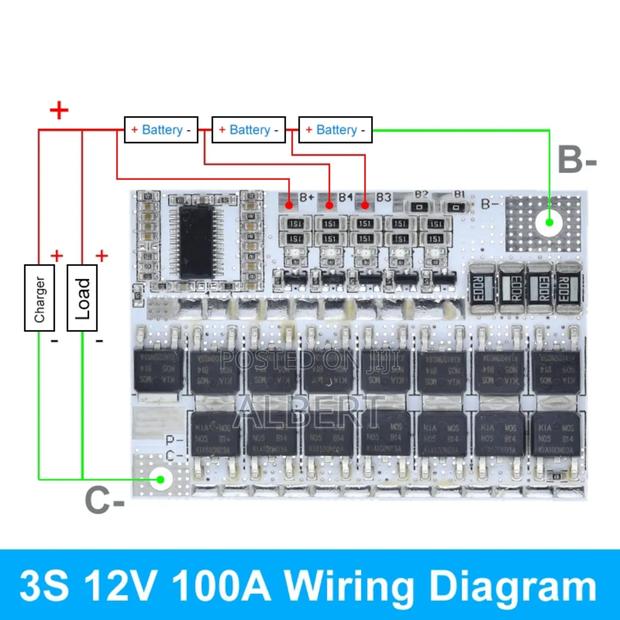 100A 3S 4S BMS 3.7V · Photo 3