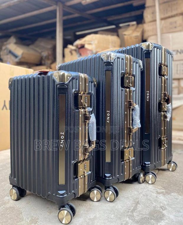 Branded Jony 3set Black Purely Lock Aluminum Trunk Suitcase · Photo 4
