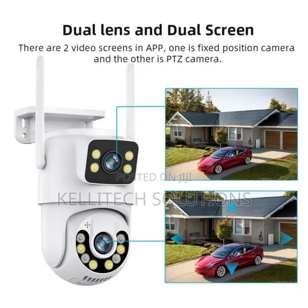 Double Lens 6MP CCTV Camera, Icsee App · Photo 3