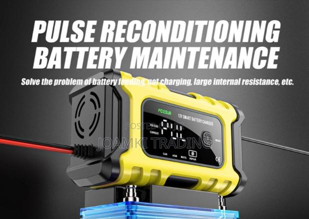 Car Battery Charger,12v, Intelligent Pulse Repair With LCD photo 7