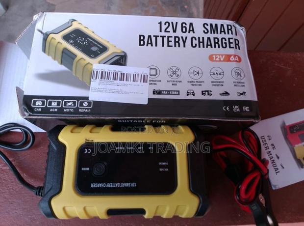 Car Battery Charger,12v, Intelligent Pulse Repair With LCD photo 10