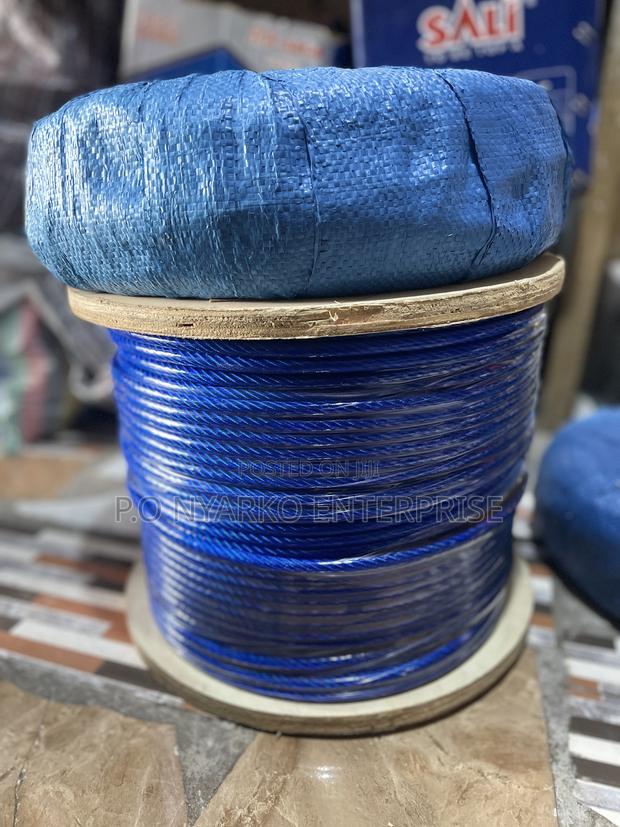 Blue Coated 8mm Galvanized Wire Rope · Photo 3