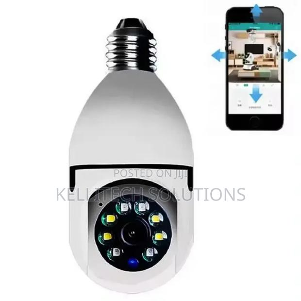 Smart Wifi Bulb CCTV Camera, 1080p · Photo 3