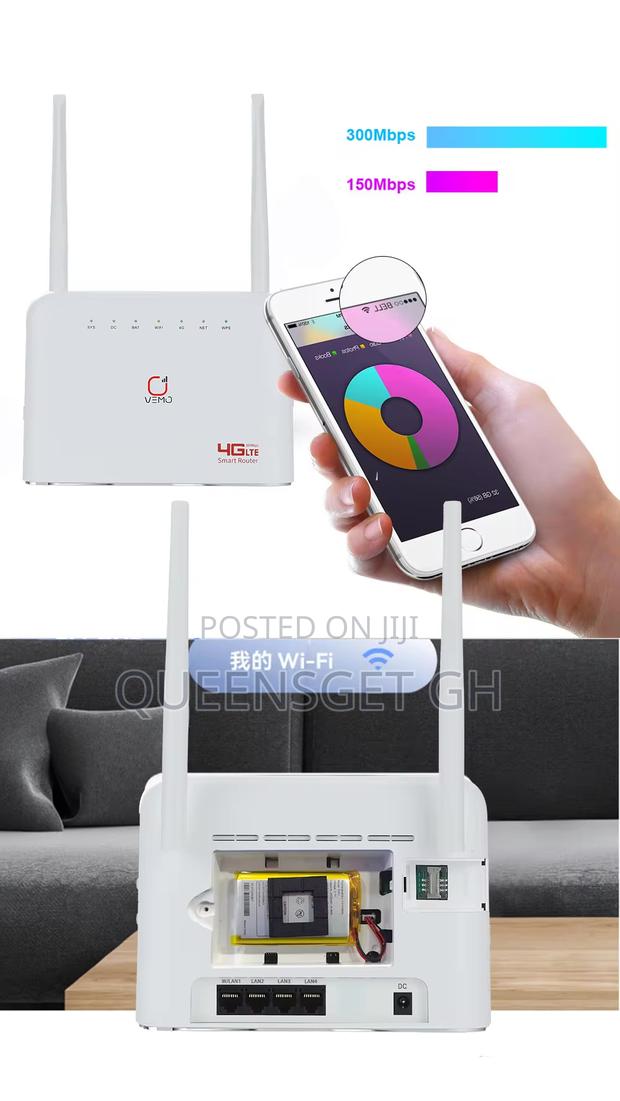 VEMO 4g/5g Mobile Router B725 +Battery Takes All Sims photo 2
