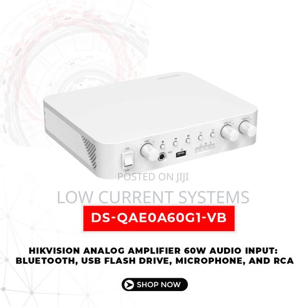 Hikvision Speaker Analog Amplifier 60w Audio Multiple Input · Photo 2