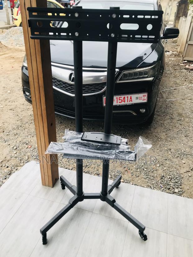 Hard Mobility TV Stand With Wheels Height Adjustable 32-65" · Photo 2