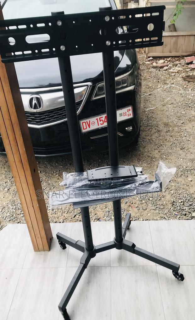 Genuinely TV Stand With Wheels Height Adjustable 32-65" · Photo 2