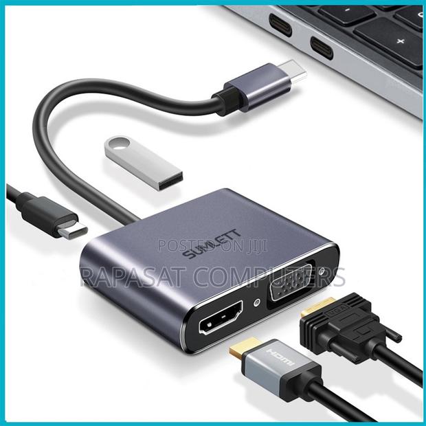 Type-c Male To [HDMI|VGA|USB 3.0|Type-c] Female Converter · Photo 2