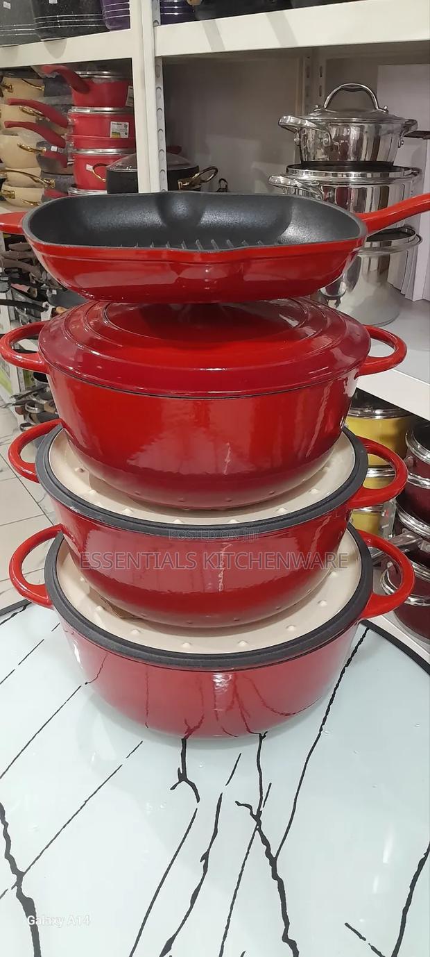 7pcs Cast Iron Cookware Set · Photo 1
