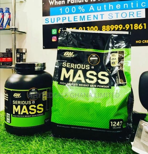 Best Weight Gainer!6lbs Serious Mass Whey Protein 4 Musscles · Photo 4