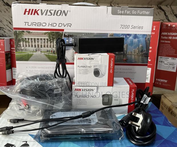 Hikvision 2ch Kit Cctv Surveillance Camera 2mp With 500gb · Photo 2