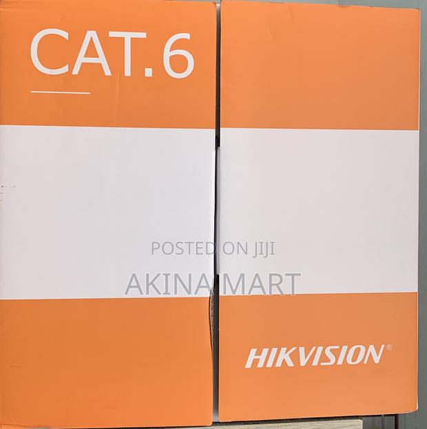 Hikvision Cat6 CCA Orange Cat6 Cable Cable