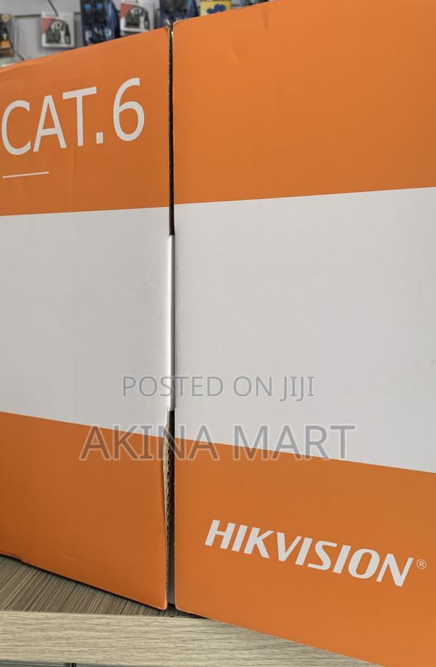 Hikvision Cat6 CCA Orange Cat6 Cable Cable photo 4