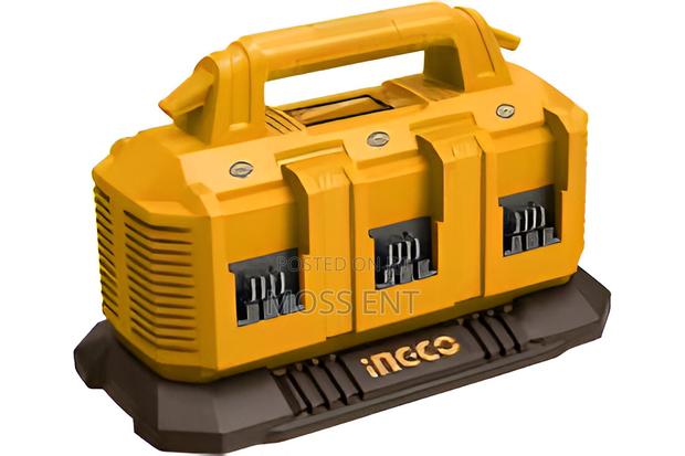 P20s 6-Port Lithium-Ion Battery Charger 20v 4a - Fcli2064 · Photo 2