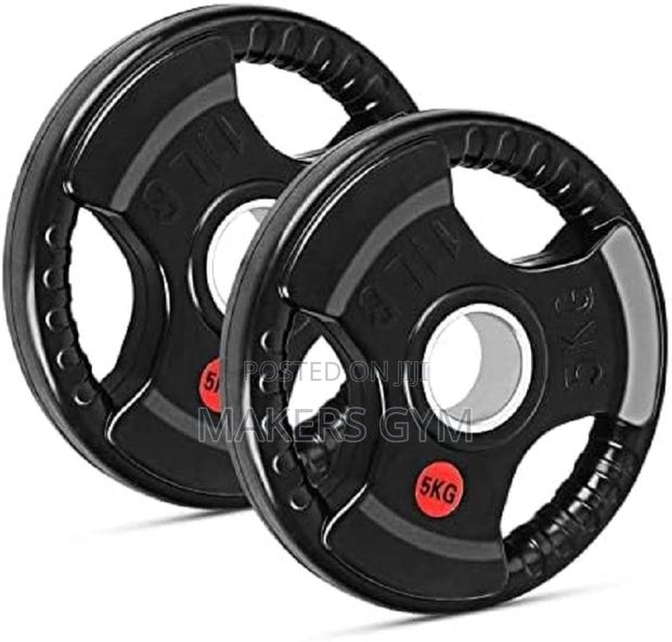 Olympic Weight Plate 5kg Pair(Black) · Photo 2