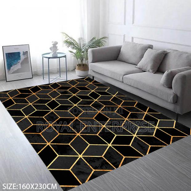 Gradient Geometry Living Room Carpet Nordic Office Floor Mat · Photo 2