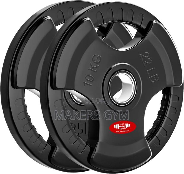 Olympic Weight Plate (10kg Pair) Grip · Photo 3