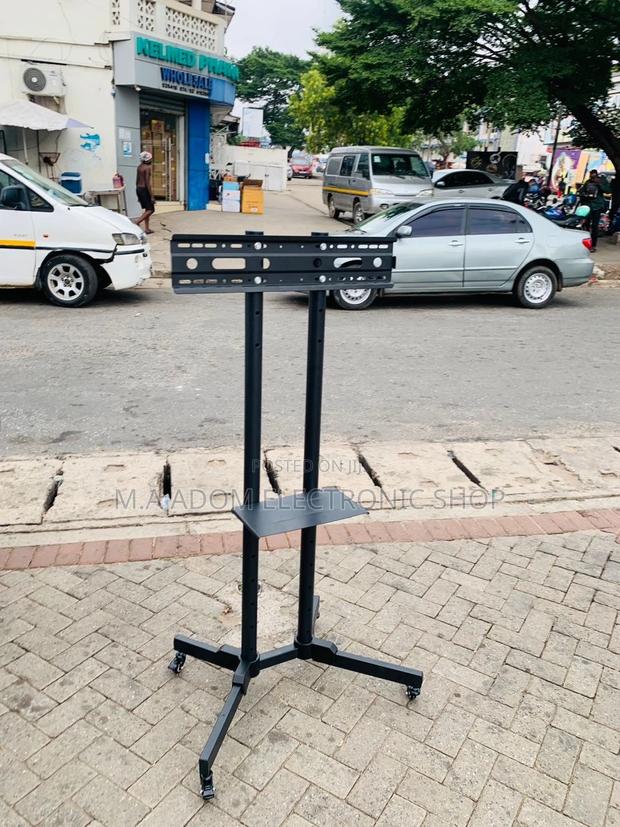 Long Lasting Mobile Tv Stand With Wheels for 32-70” Tv. · Photo 2