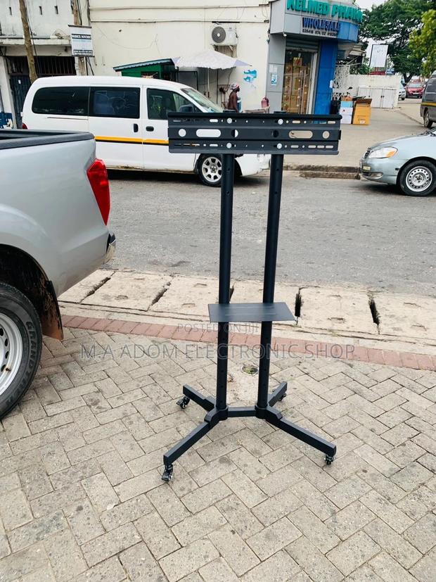 Authentic Mobile Tv Stand With Wheels for 32-70 Tv(Black). · Photo 2