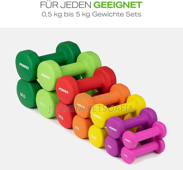 1,2,3,4,5,10 Kg Dumbbells · Photo 2