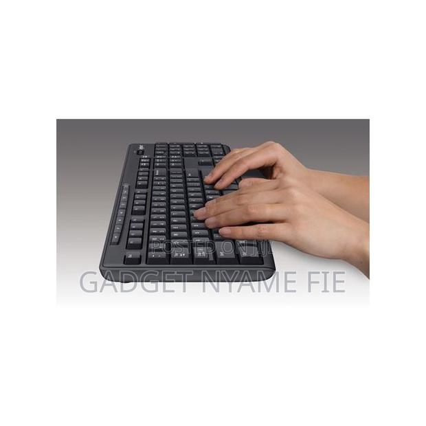 Logitech Soft Touch Wireless Keyboard Mouse Combo - Black · Photo 3